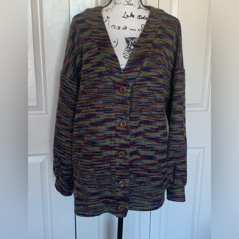 Tularosa Heavy Striped Sweater Jacket